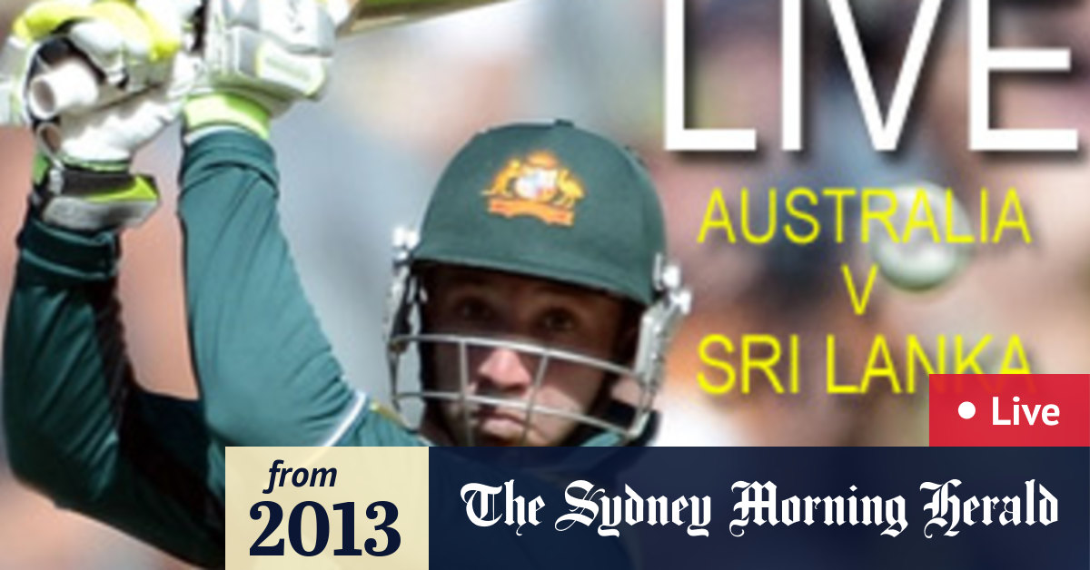 Live cricket commentary Australia v Sri Lanka 1st ODI, Melbourne